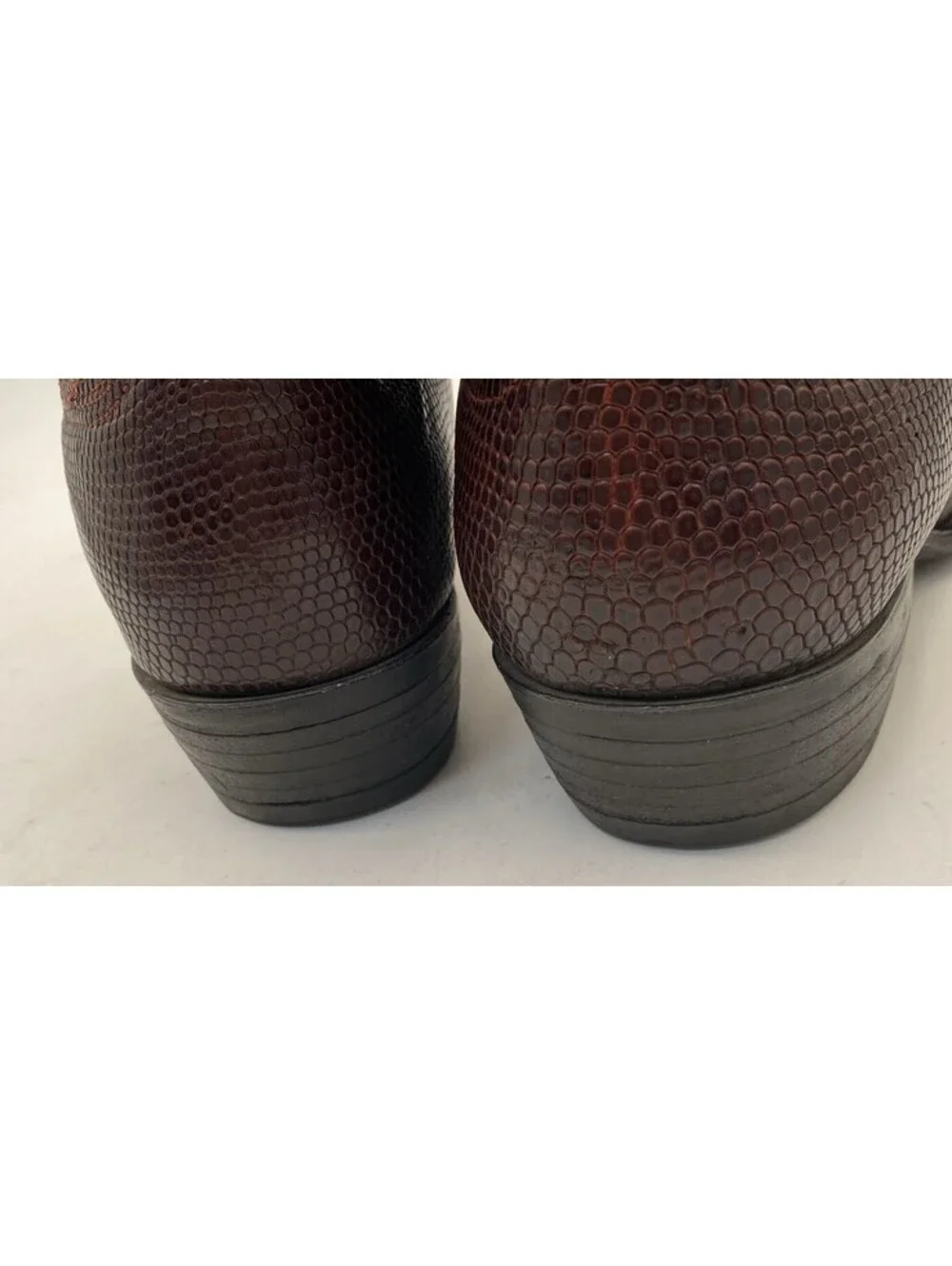 El General Alligator Boots Mens 9 Womens 10.5 Made in Mexico Size 27.5
